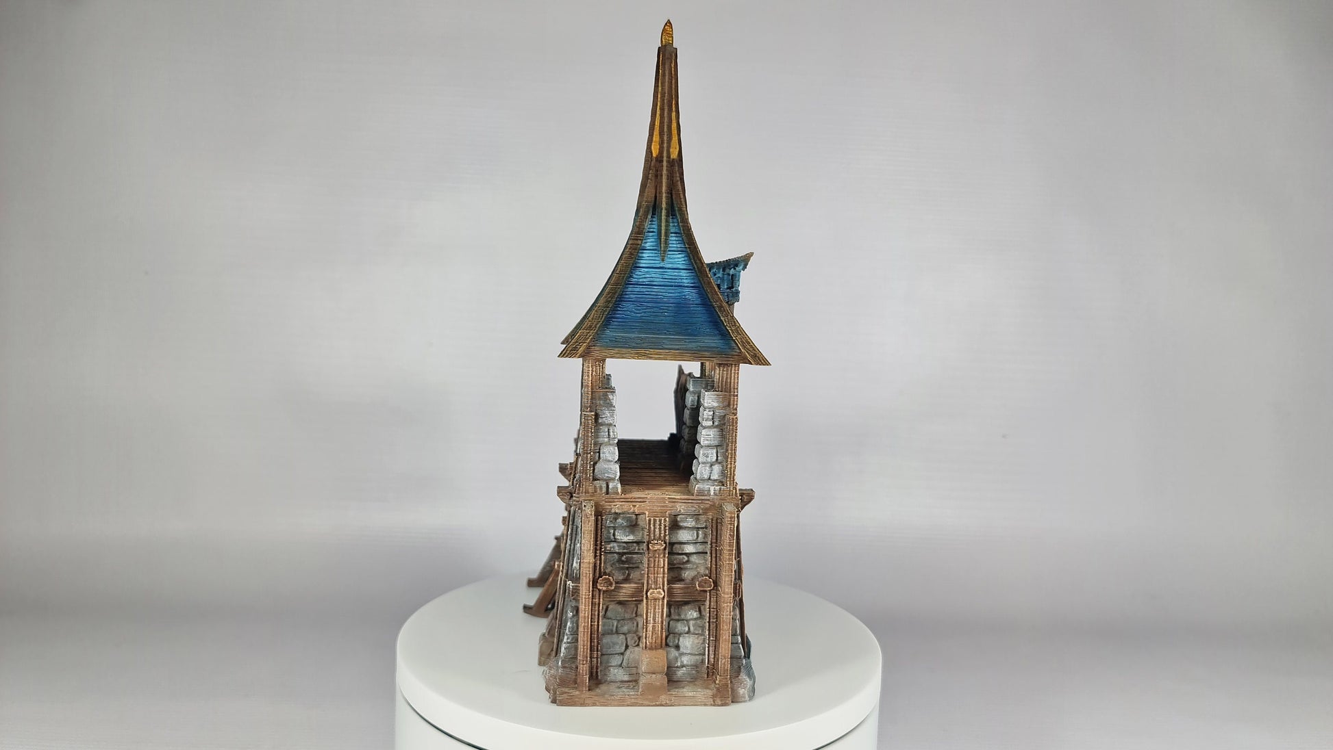 The Frost 2 Walls/Gate Section - Wargaming Terrain 28mm - Printed on FDM Bambu Lab X1 Carbon (Custom Order) - product image 2 of 4