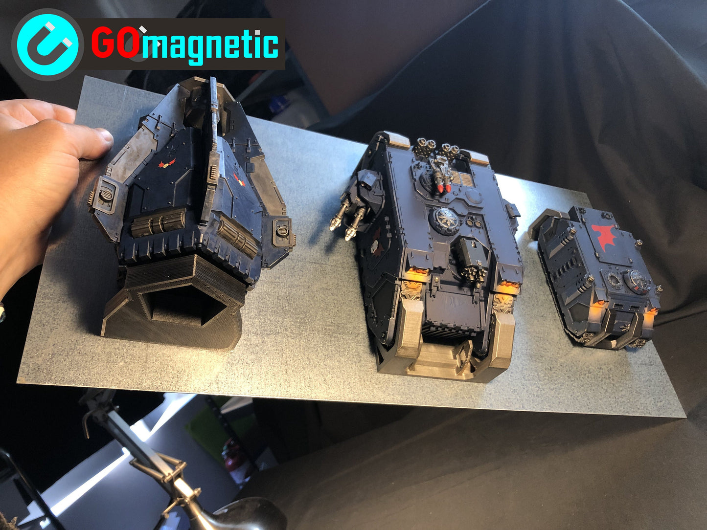 Magnet Trays and Magnetic Anchors Flight Stands - Printed on FDM Bambu Lab X1 Carbon (Custom Order) - product image 3 of 10