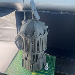 Control Tower Outpost 12 - Wargaming Terrain 28mm - Printed on FDM Bambu Lab X1 Carbon (Custom Order) - product image 4 of 5