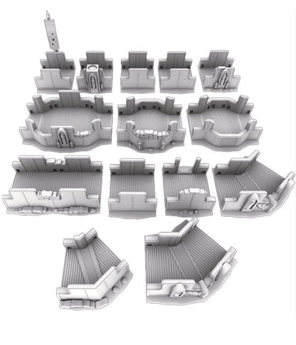 Trench System Outpost 12 - Wargaming Terrain 28mm - Printed on FDM Bambu Lab X1 Carbon (Custom Order) - product image 2 of 3