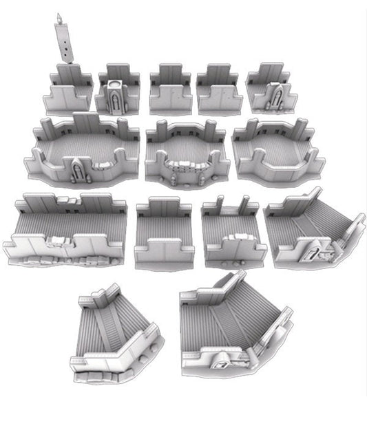 Trench System Outpost 12 - Wargaming Terrain 28mm - Printed on FDM Bambu Lab X1 Carbon (Custom Order) - product image 2 of 3