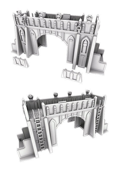 Trench System Outpost 12 - Wargaming Terrain 28mm - Printed on FDM Bambu Lab X1 Carbon (Custom Order) - product image 1 of 3