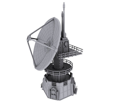 Radar Dish Comms Tower Outpost 12 - Wargaming Terrain 28mm - Printed on FDM Bambu Lab X1 Carbon (Custom Order) - product image 1 of 2