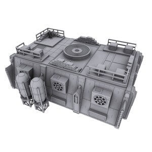 Barracks Outpost 12 - Wargaming Terrain 28mm - Printed on FDM Bambu Lab X1 Carbon (Custom Order) - product image 2 of 2