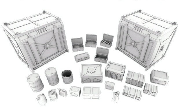 Freight Outpost 12 - Wargaming Terrain 28mm - Printed on FDM Bambu Lab X1 Carbon (Custom Order) - product image 1 of 2