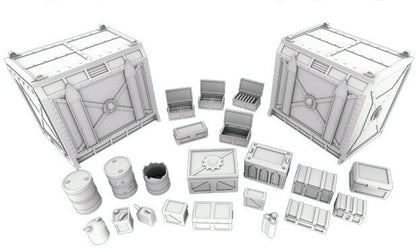 Freight Outpost 12 - Wargaming Terrain 28mm - Printed on FDM Bambu Lab X1 Carbon (Custom Order) - product image 1 of 2