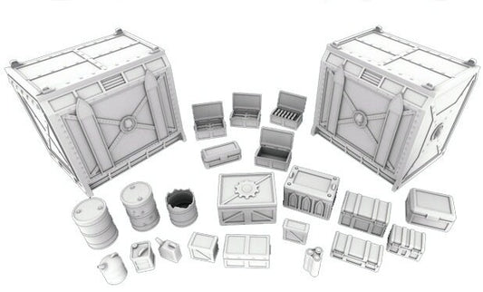 Freight Outpost 12 - Wargaming Terrain 28mm - Printed on FDM Bambu Lab X1 Carbon (Custom Order) - product image 1 of 2