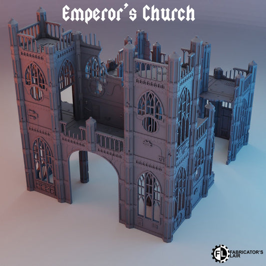 Gothic Ruins Set #3 Cathedral - Wargaming Terrain 28mm - Large Bundle Set or Individual - Printed on FDM Bambu Lab X1 Carbon (Custom Order)