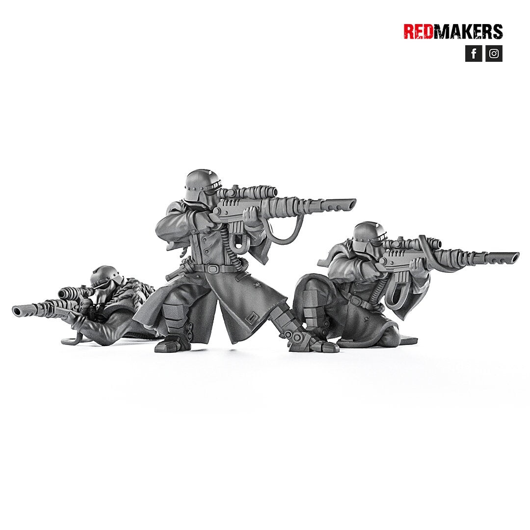 Red Makers Death Squad Snipers x3 (Custom Order) - product image 1 of 2