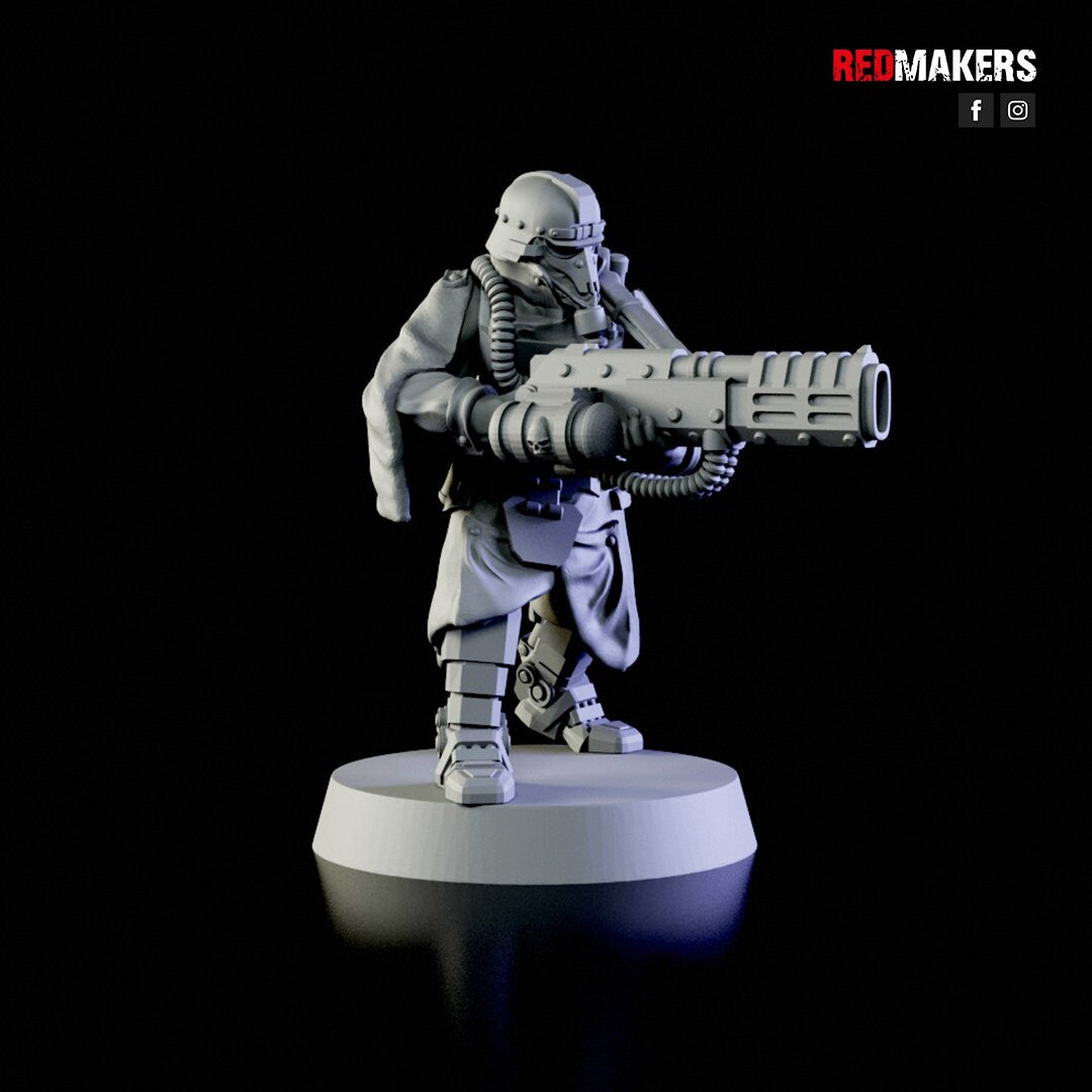 Red Makers Death Squad Special Weapon Teams x3 (Custom Order) - product image 4 of 5