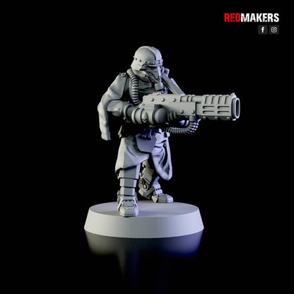 Red Makers Death Squad Special Weapon Teams x3 (Custom Order) - product image 4 of 5