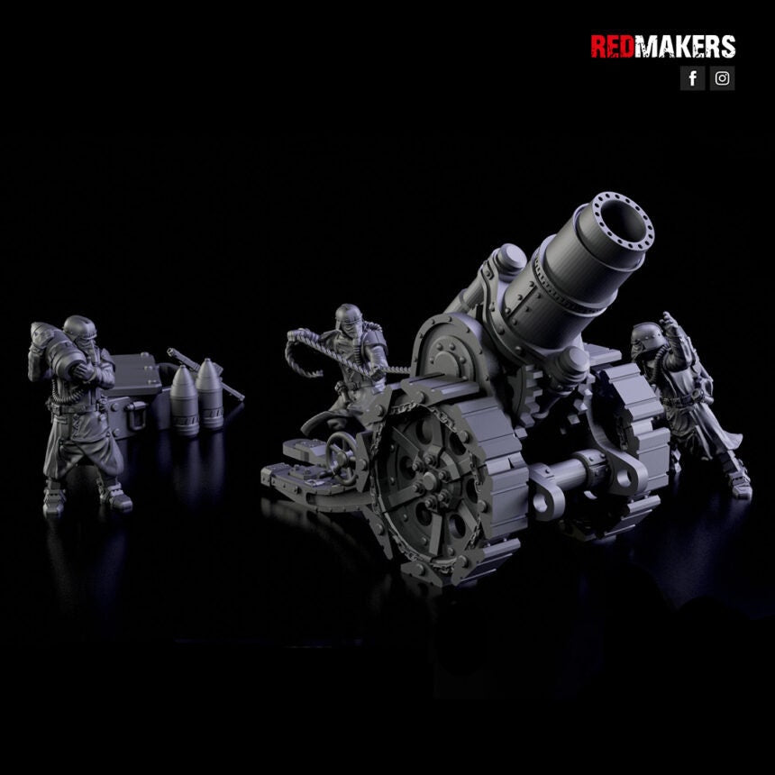 Red Makers Death Squad Heavy Mortar Heavy Artillery (Custom Order) - product image 3 of 3