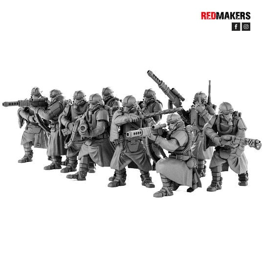 Red Makers Death Squad Grenadiers x10 (Custom Order) - product image 2 of 2