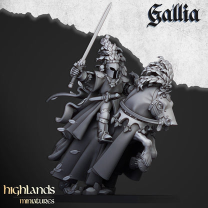 Highland Miniatures Green Knight of Gallia - Fantasy / D&D (Custom Order) - product image 2 of 2