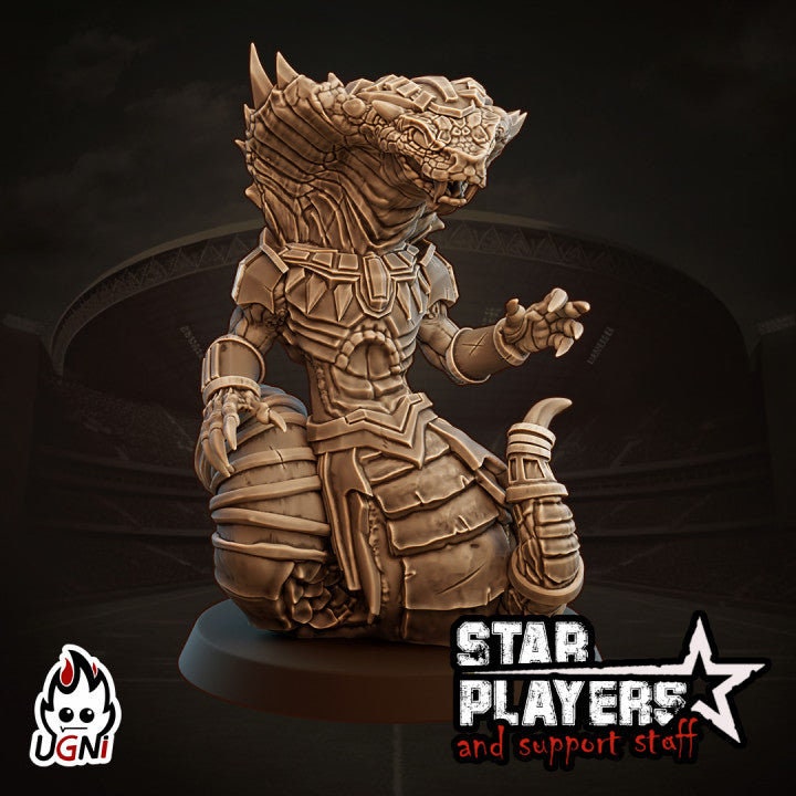 Sssnakeman Star Player - Designed by UGNI Miniatures - Fantasy Football - product image 1 of 2