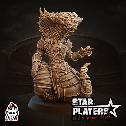 Sssnakeman Star Player - Designed by UGNI Miniatures - Fantasy Football - product image 1 of 2