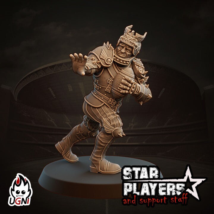 Briff Broberwald Star Player - Designed by UGNI Miniatures - Fantasy Football - product image 2 of 4