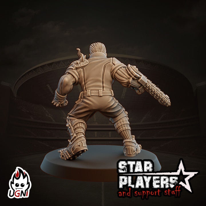 Gelmut Brolf Star Player - Designed by UGNI Miniatures - Fantasy Football - product image 4 of 4