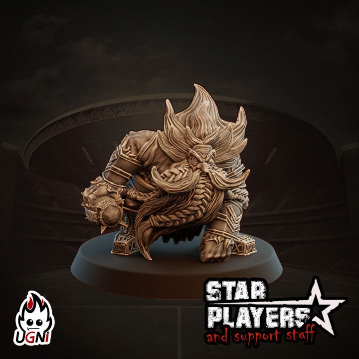 Bromindal Star Player - Designed by UGNI Miniatures - Fantasy Football - product image 1 of 2