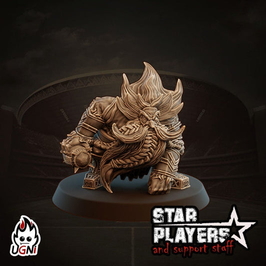 Bromindal Star Player - Designed by UGNI Miniatures - Fantasy Football - product image 1 of 2