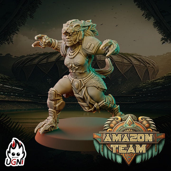 Amazon Team (Aztec Style) Designed by UGNI Miniatures - Fantasy Football - product image 4 of 10