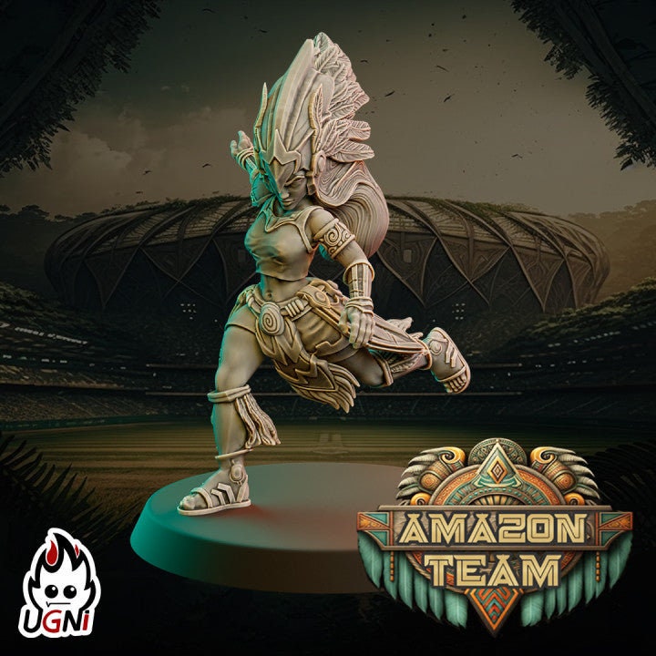 Amazon Team (Aztec Style) Designed by UGNI Miniatures - Fantasy Football - product image 7 of 10
