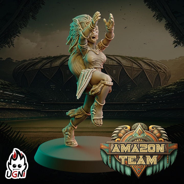 Amazon Team (Aztec Style) Designed by UGNI Miniatures - Fantasy Football - product image 9 of 10