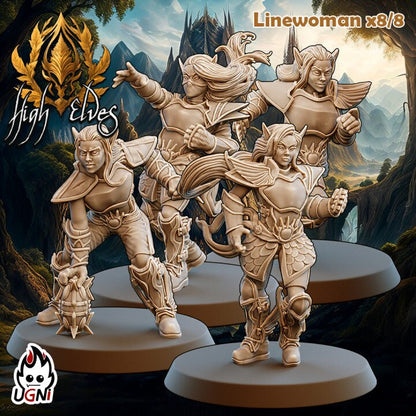 High Elves Team (Regular Style) Designed by UGNI Miniatures - Fantasy Football - product image 5 of 7