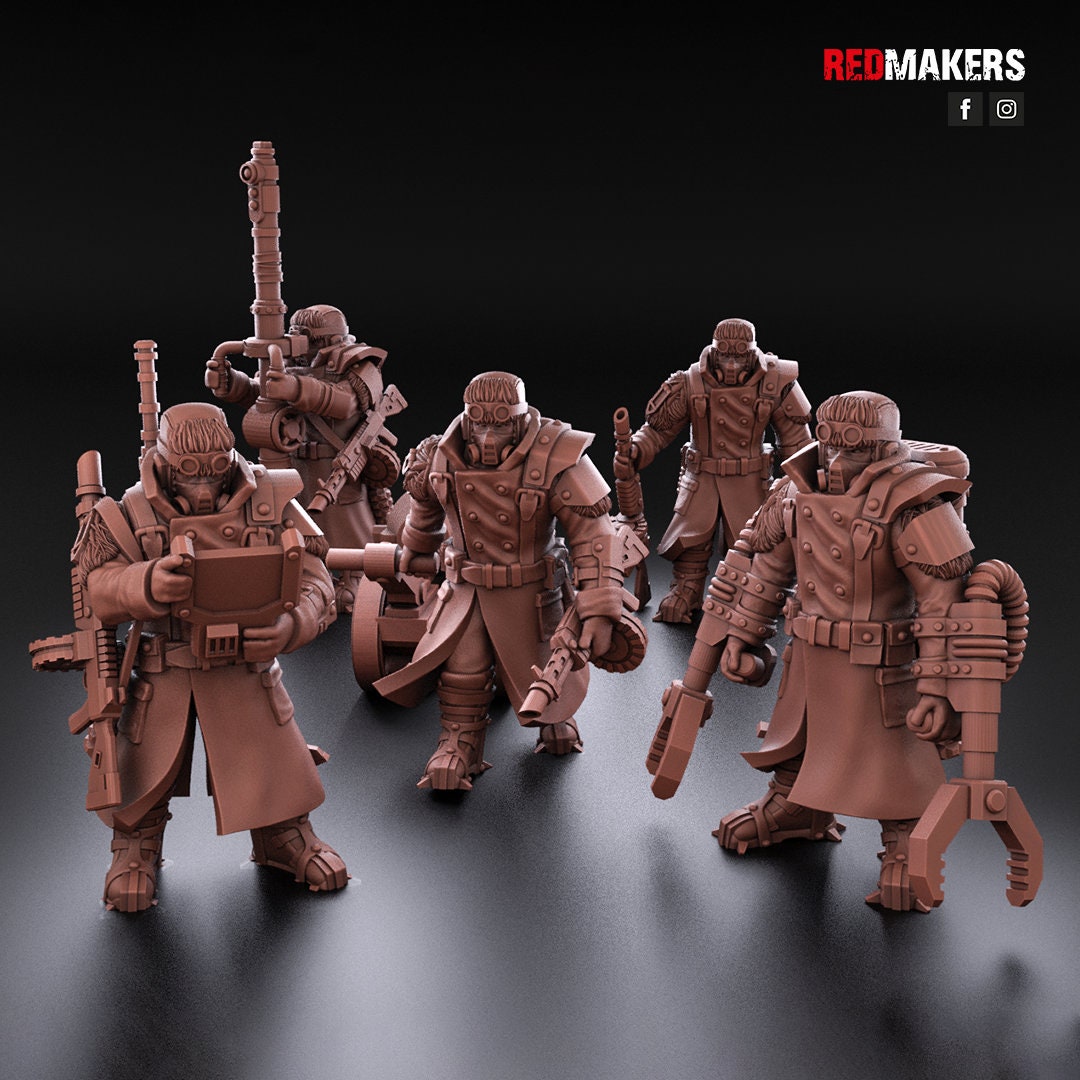 Red Makers Ice Warriors Artillery Crew x10 (Custom Order) - product image 3 of 10