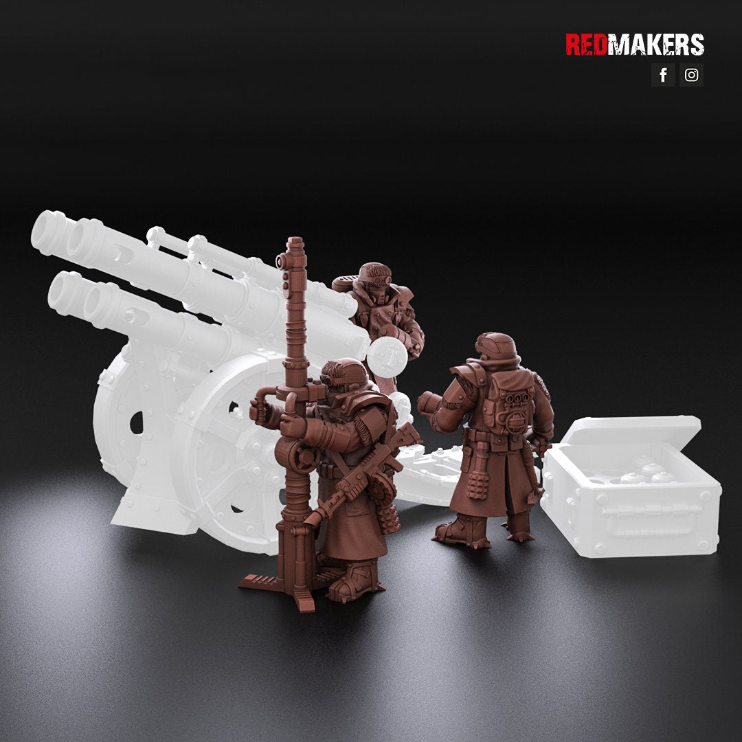 Red Makers Ice Warriors Artillery Crew x10 (Custom Order) - product image 4 of 10