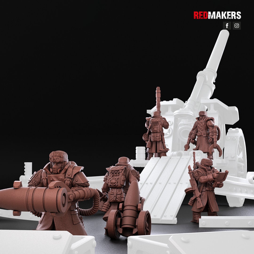 Red Makers Ice Warriors Artillery Crew x10 (Custom Order) - product image 6 of 10