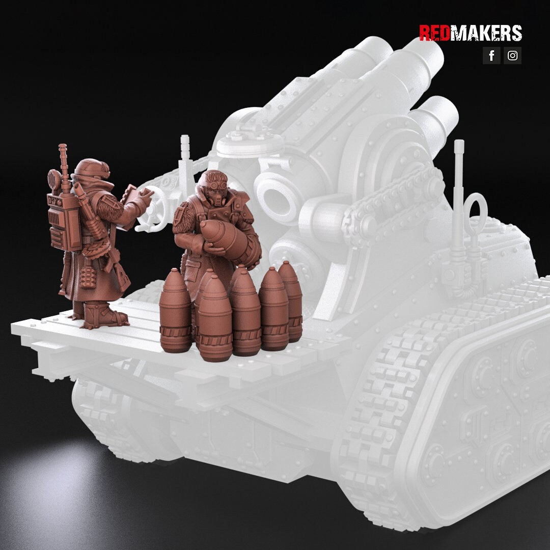 Red Makers Ice Warriors Artillery Crew x10 (Custom Order) - product image 5 of 10
