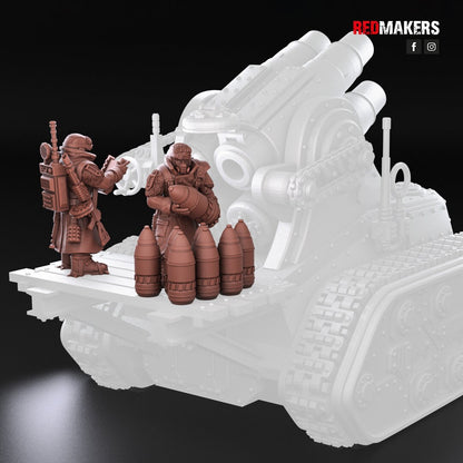 Red Makers Ice Warriors Artillery Crew x10 (Custom Order) - product image 5 of 10
