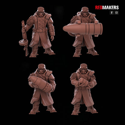 Red Makers Ice Warriors Artillery Crew x10 (Custom Order) - product image 9 of 10