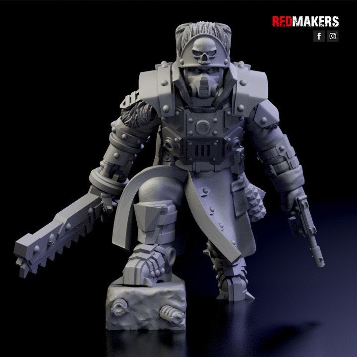 Red Makers Ice Warriors Lieutenant and Command Squad (Custom Order) - product image 1 of 10