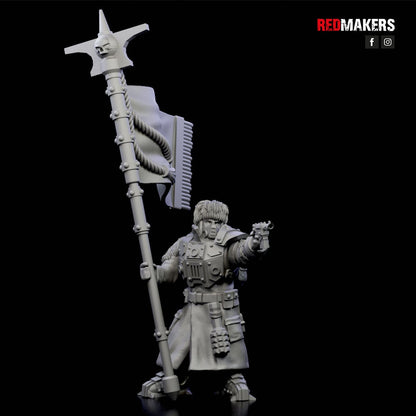 Red Makers Ice Warriors Lieutenant and Command Squad (Custom Order) - product image 2 of 10