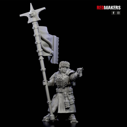 Red Makers Ice Warriors Lieutenant and Command Squad (Custom Order) - product image 2 of 10