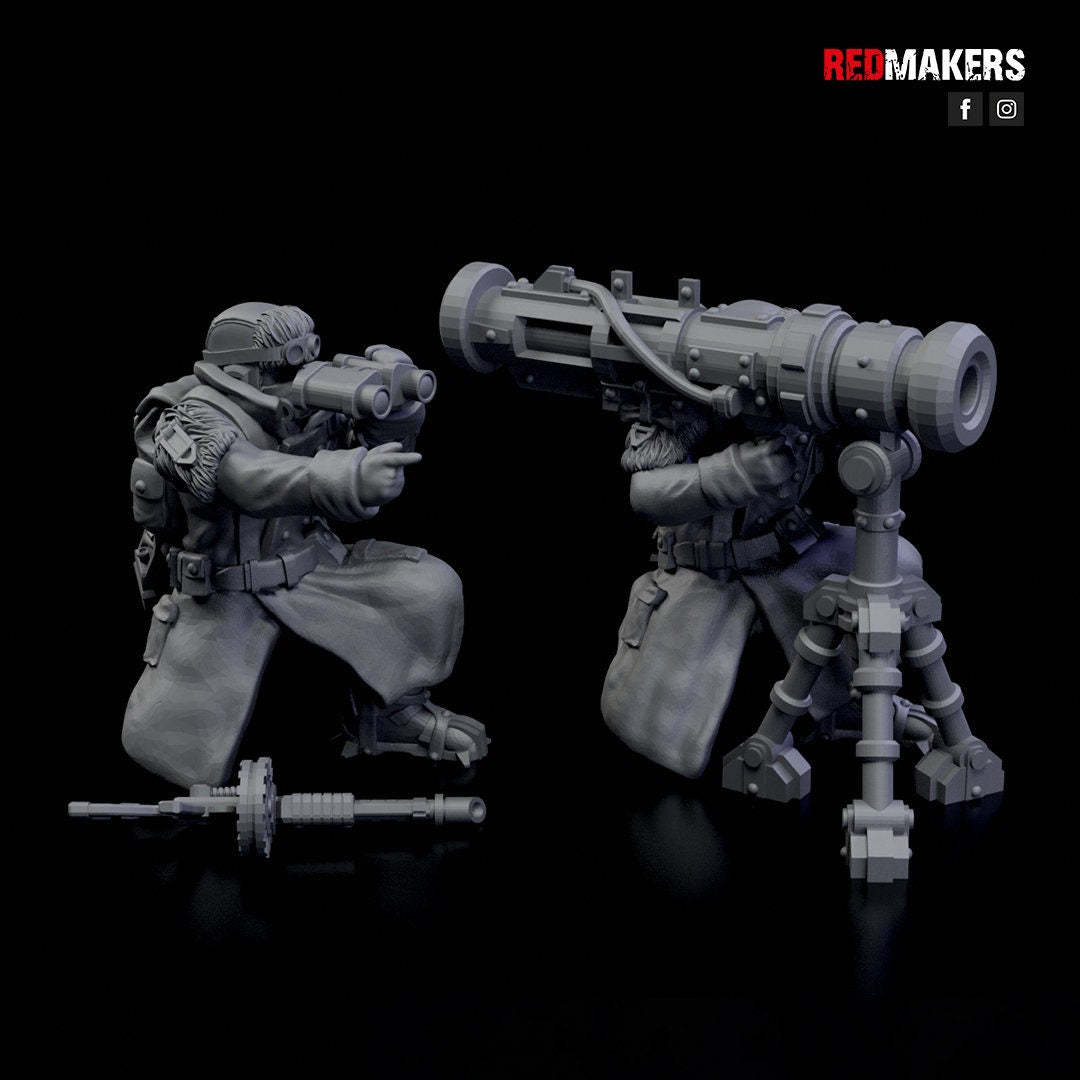 Red Makers Ice Warriors Heavy Weapon Teams x3 (Custom Order) - product image 5 of 8