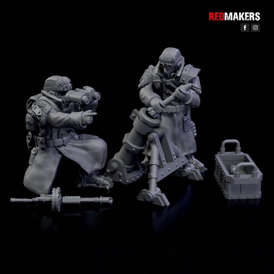 Red Makers Ice Warriors Heavy Weapon Teams x3 (Custom Order) - product image 7 of 8