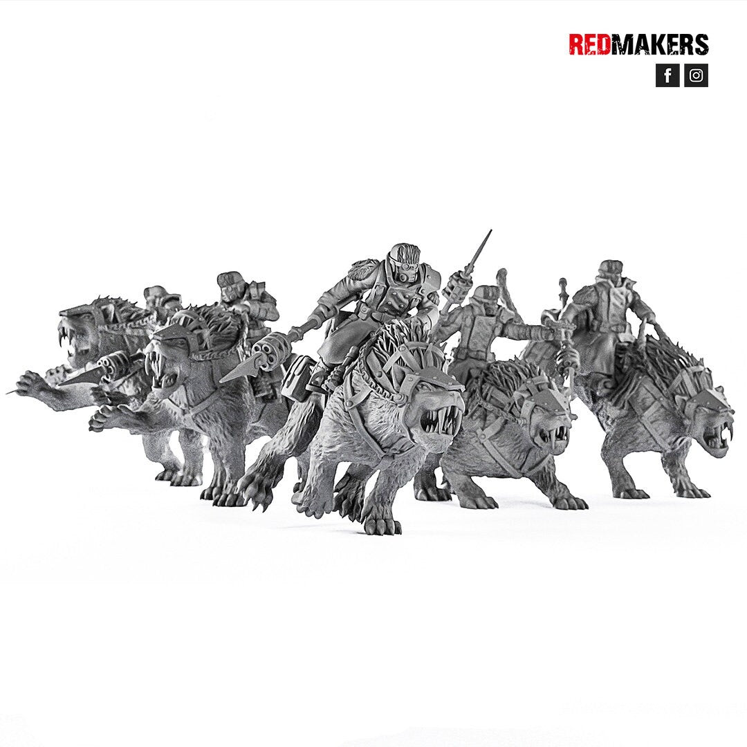 Red Makers - Ice Warriors Riders (Custom Order)