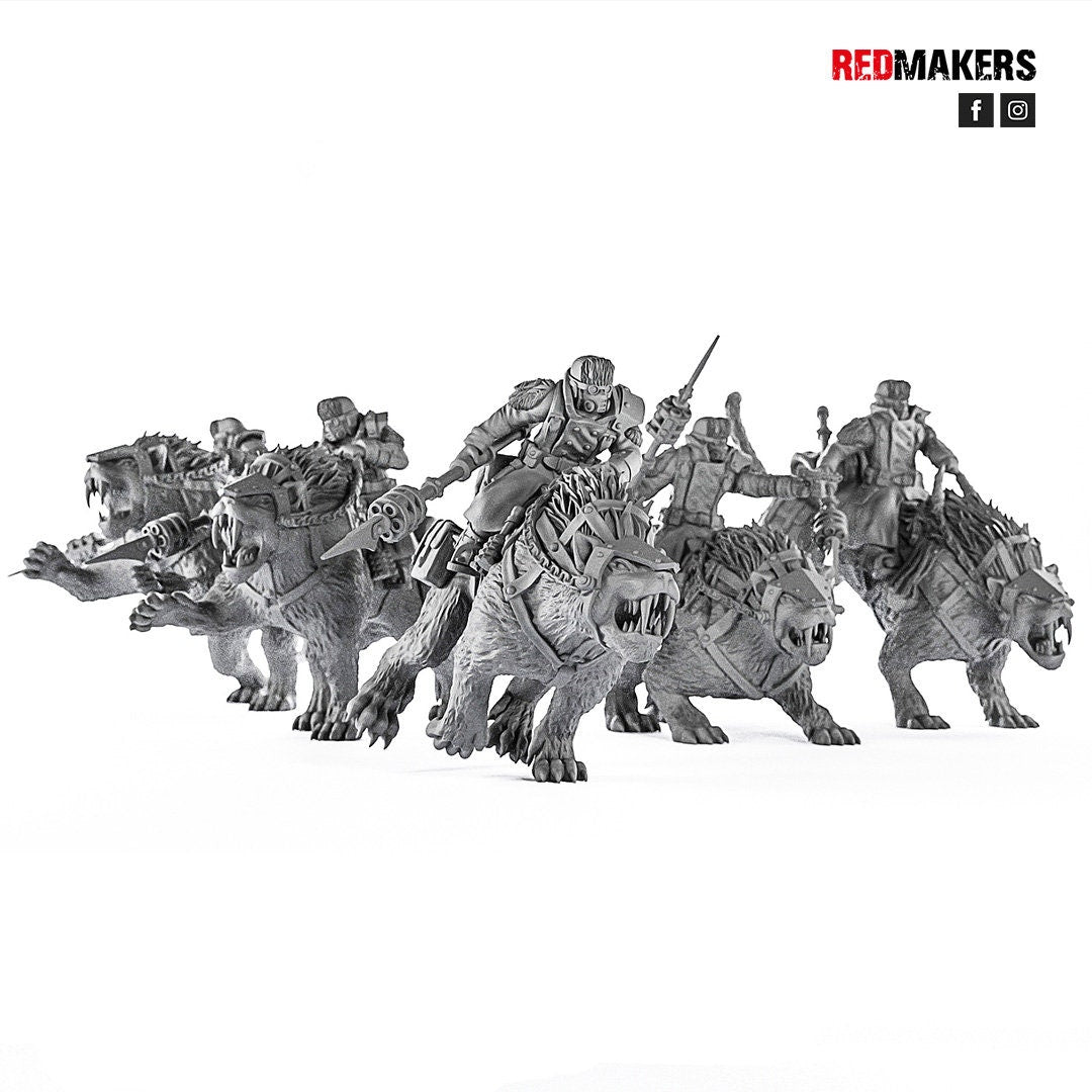 Red Makers Ice Warriors Riders (Custom Order) - product image 4 of 10