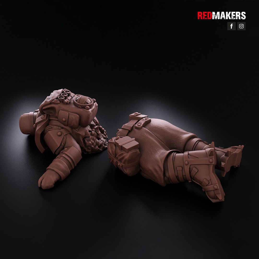 Red Makers Ice Warriors Slain Soldiers x5 (Custom Order) - product image 4 of 7