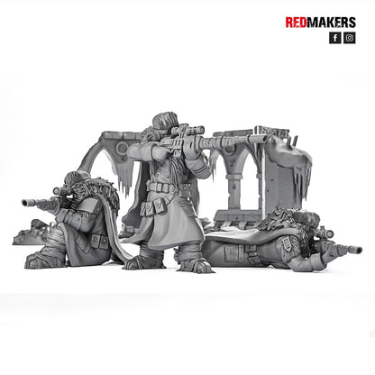 Red Makers Ice Warriors Snipers x3 (Custom Order) - product image 2 of 10