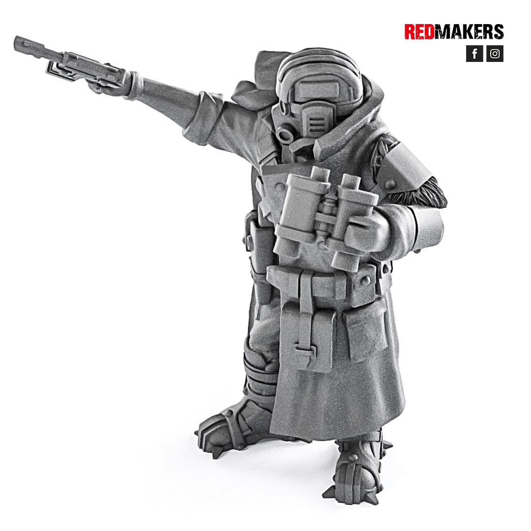 Red Makers Ice Warriors Tank Commander (Custom Order) - product image 4 of 6