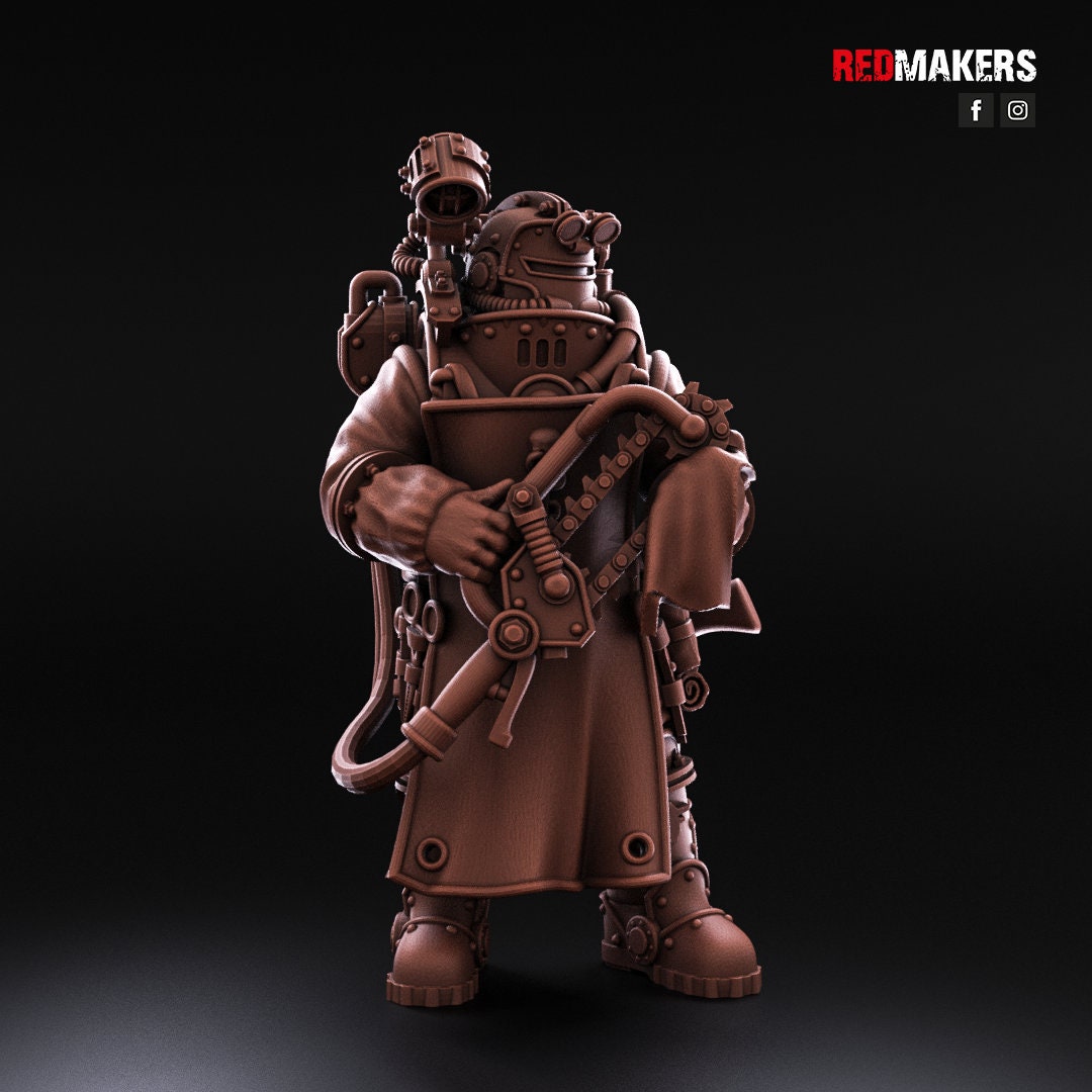 Red Makers Solar Guard Command Squad x4 (Custom Order) - product image 6 of 10