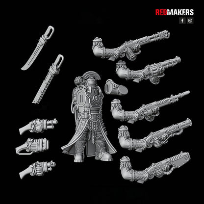 Red Makers Solar Guard Command Squad x4 (Custom Order) - product image 7 of 10