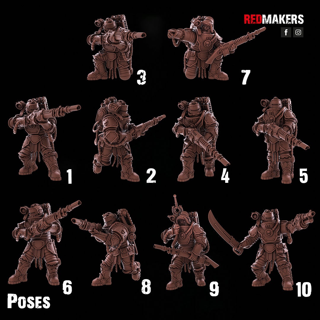 Red Makers Solar Guard Squad x10 - Various Options (Custom Order) - product image 4 of 10