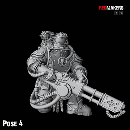 Red Makers Solar Guard Flamer Squad x10 (Custom Order) - product image 9 of 10