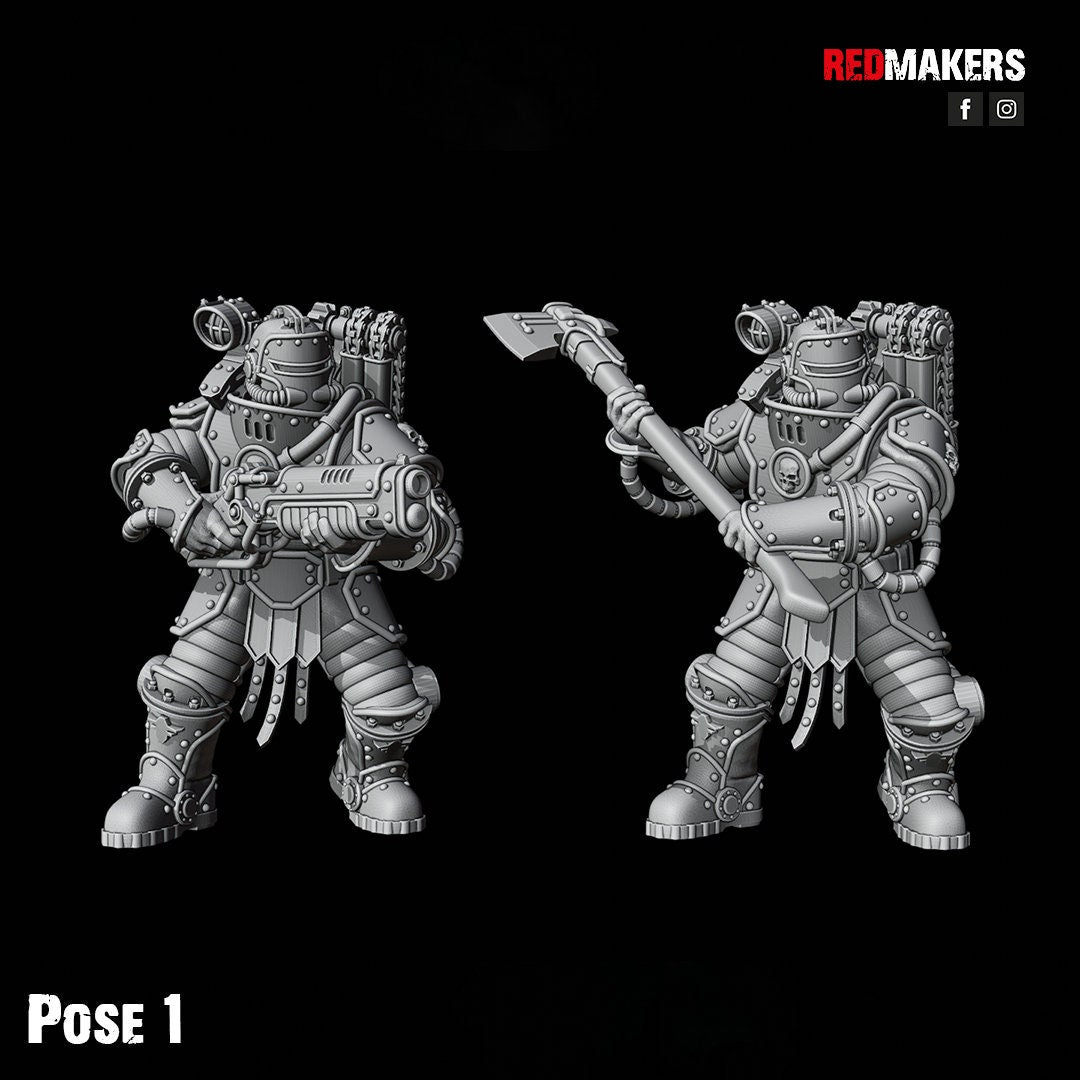 Red Makers Solar Guard Kill Squad x8 (Custom Order) - product image 3 of 9