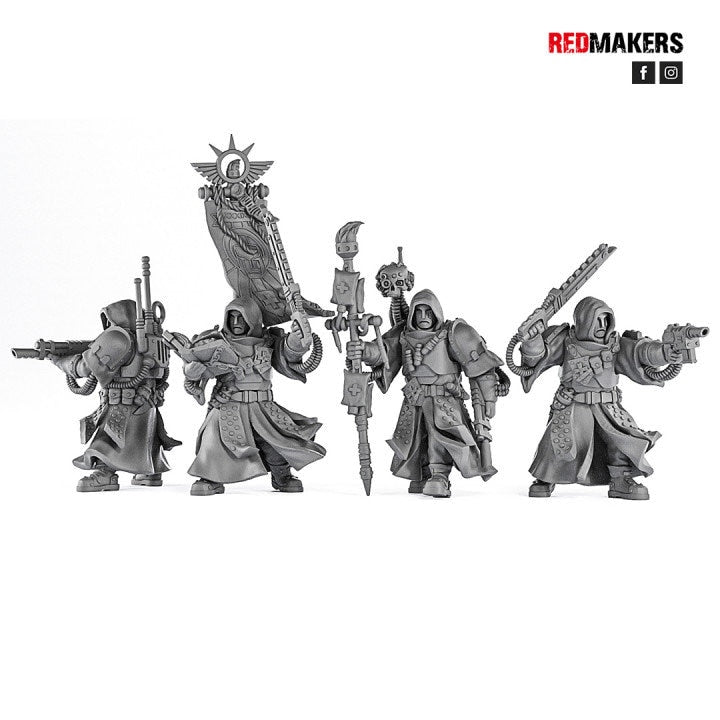 Red Makers Janissaries Lieutenant and Command Squad (Custom Order) - product image 1 of 10